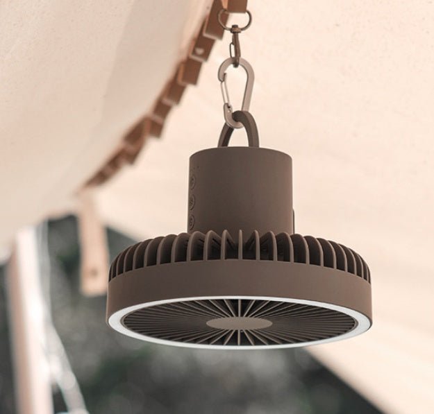 Rechargeable Camping Fan with Tripod | USB, Portable, Hanging Lantern - The Cavorel