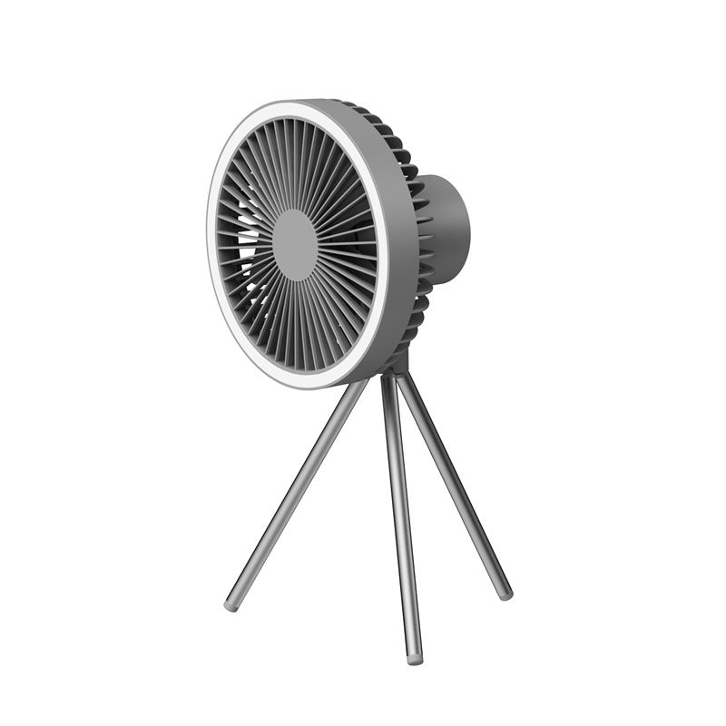 Rechargeable Camping Fan with Tripod | USB, Portable, Hanging Lantern - The Cavorel