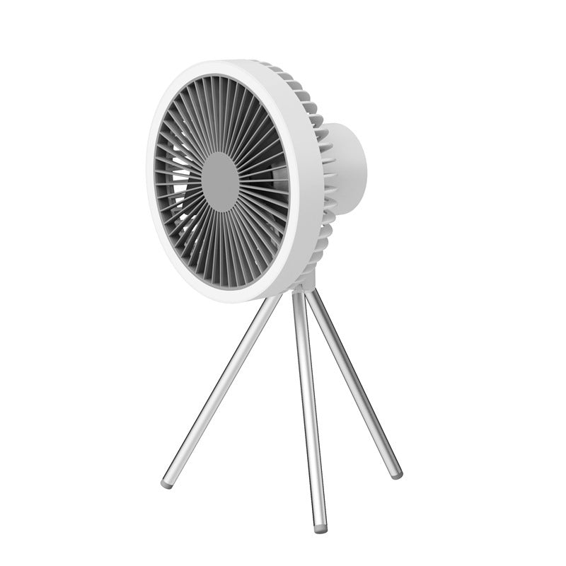 Rechargeable Camping Fan with Tripod | USB, Portable, Hanging Lantern - The Cavorel